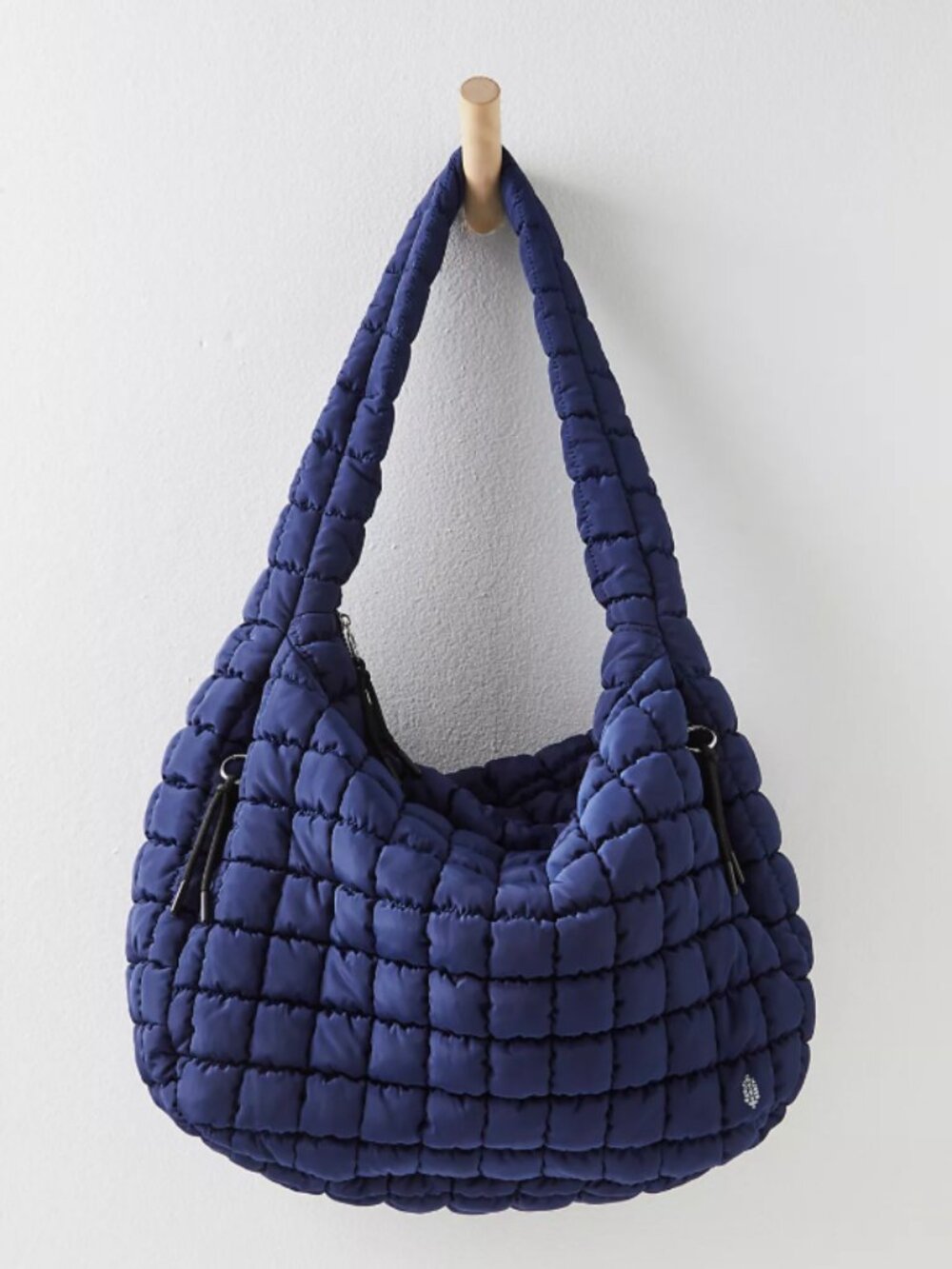 Freepeople Quilted Carryall Bag in Navy Baby- New with tags